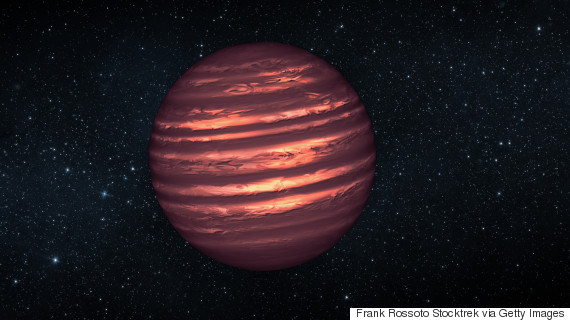 Detailed weather map of a brown dwarf.